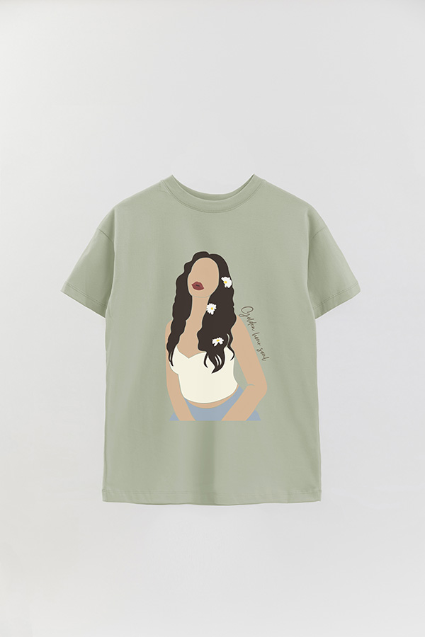 REMERA OVER ESTAMPADA GOLDEN HOUR