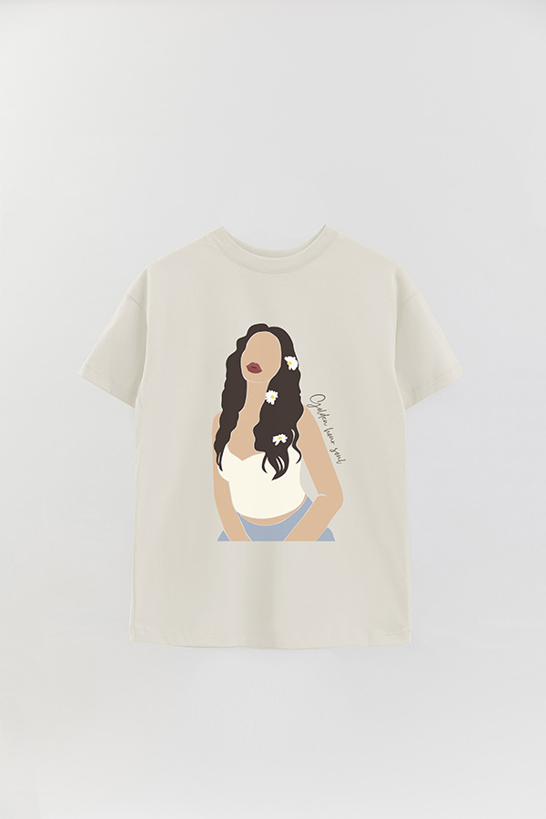 REMERA OVER ESTAMPADA GOLDEN HOUR