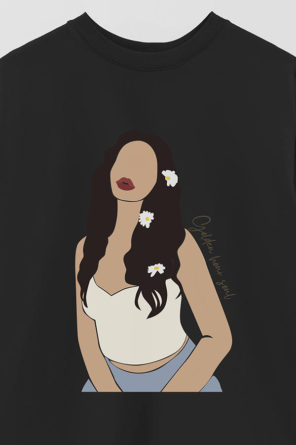 REMERA OVER ESTAMPADA GOLDEN HOUR