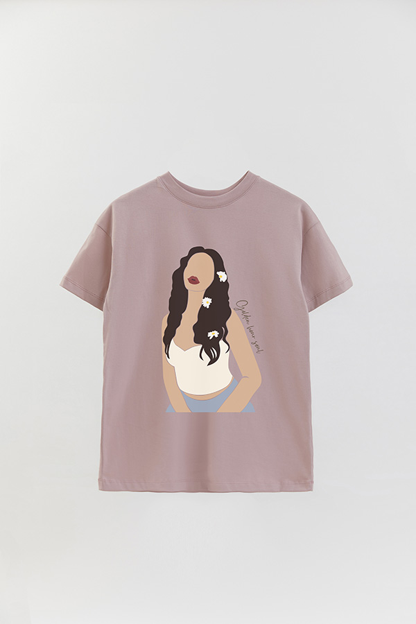 REMERA OVER ESTAMPADA GOLDEN HOUR
