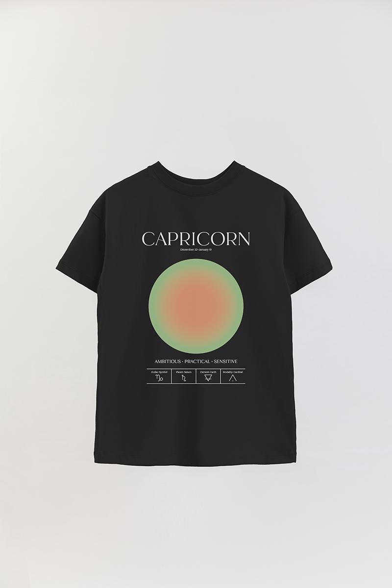 REMERA OVER ESTAMPADA UNISEX PST CAPRICORN