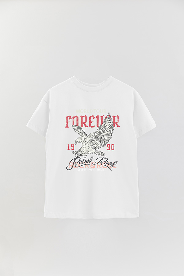 REMERA OVER ESTAMPADA WORLDTOUR FOREVER