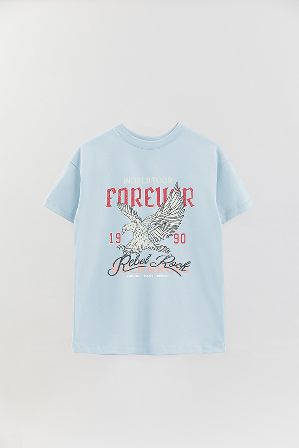 REMERA OVER ESTAMPADA WORLDTOUR FOREVER