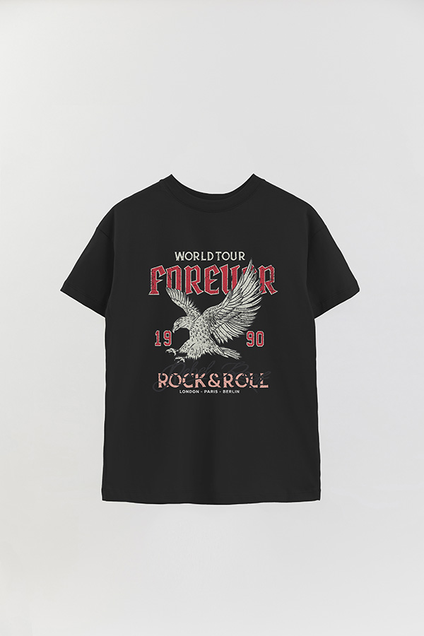 REMERA OVER ESTAMPADA WORLDTOUR FOREVER