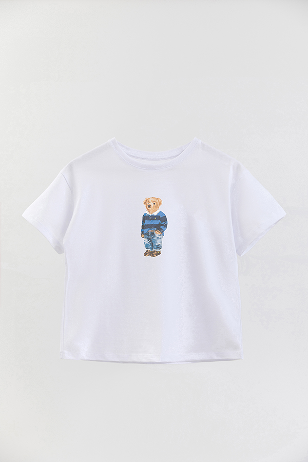 REMERA GB OVERSIZE BEAR STRIPPED SWEATSHIRT