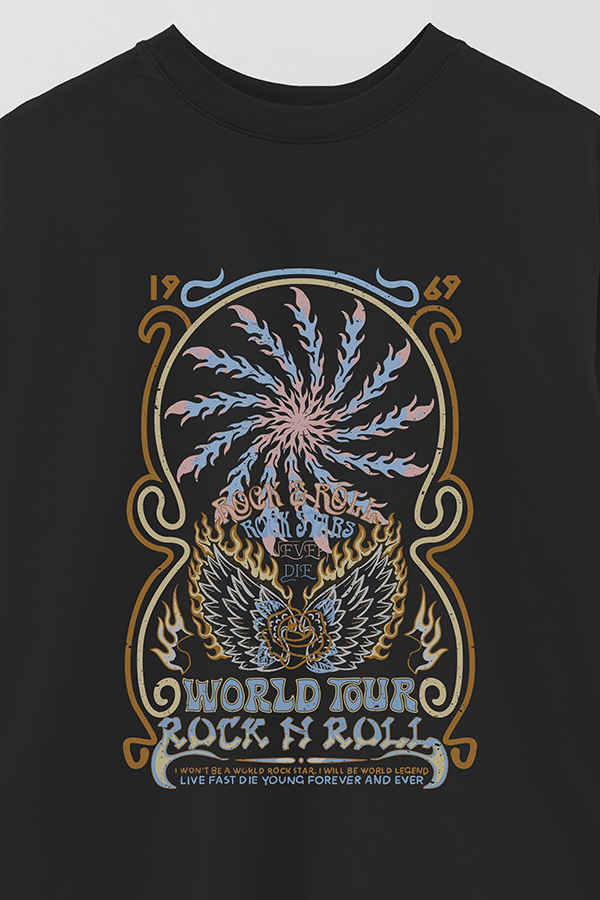 REMERA OVER ESTAMPADA WORLDTOUR