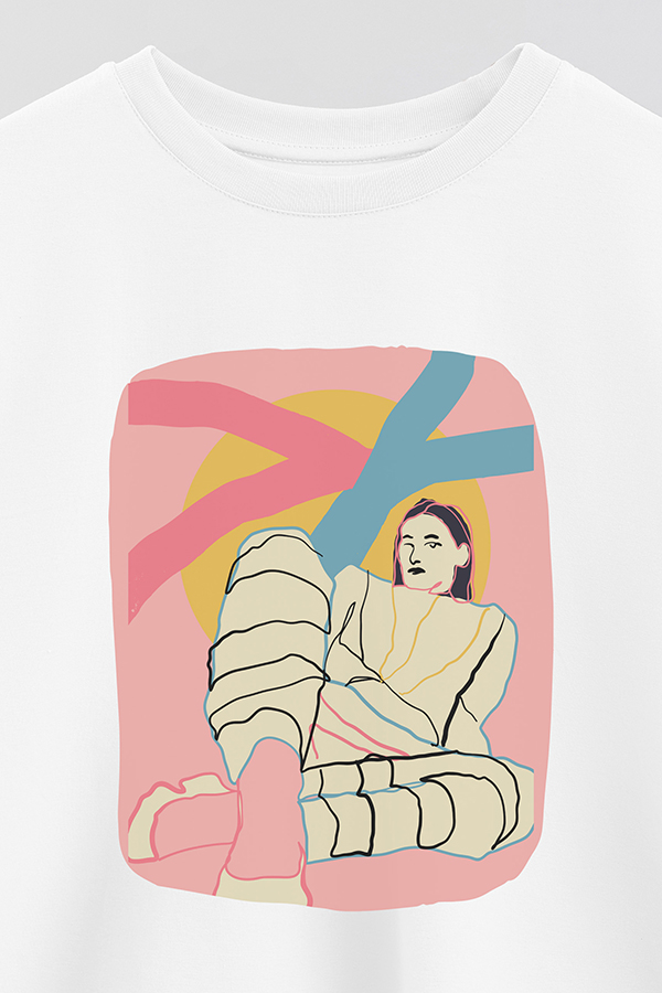 REMERA CROP ESTAMPADA ART 262