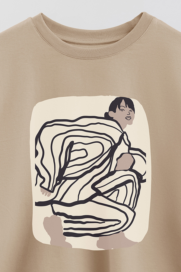 REMERA CROP ESTAMPADA ART 261