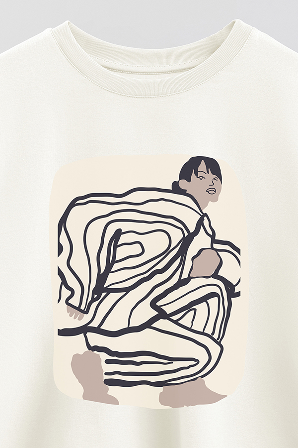 REMERA CROP ESTAMPADA ART 261