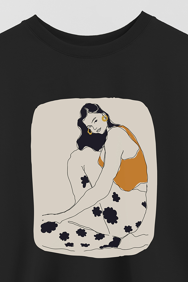 REMERA CROP ESTAMPADA ART 260