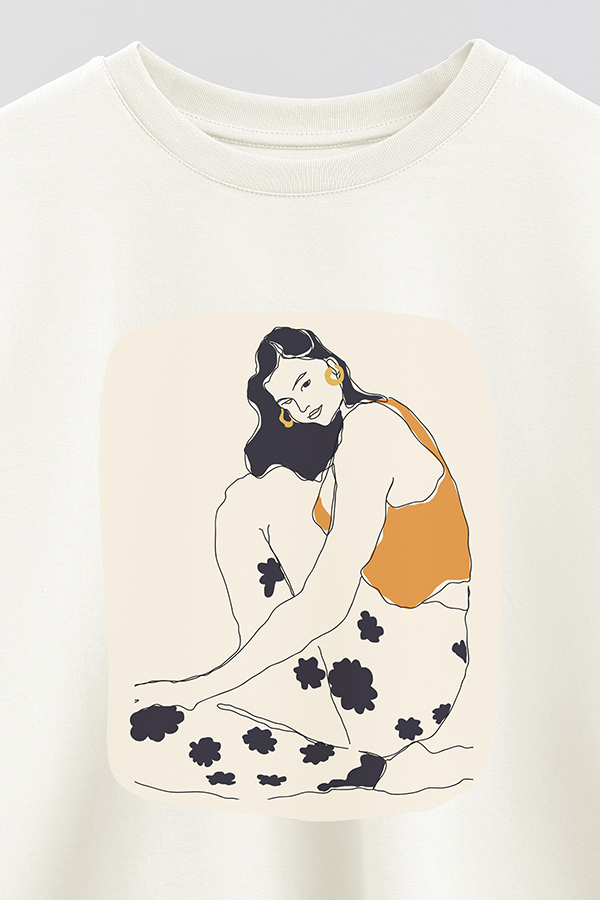 REMERA CROP ESTAMPADA ART 260