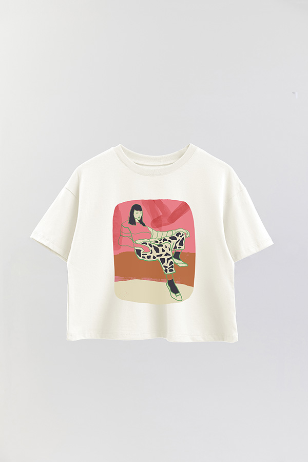 REMERA CROP ESTAMPADA ART 259