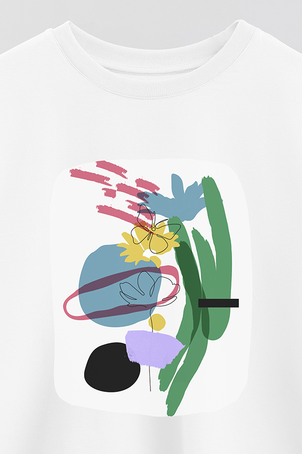 REMERA CROP ESTAMPADA ART 258