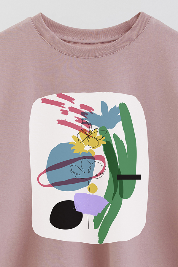 REMERA CROP ESTAMPADA ART 258