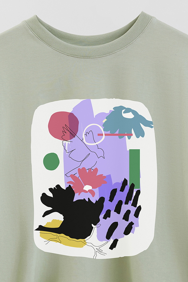 REMERA CROP ESTAMPADA ART 257