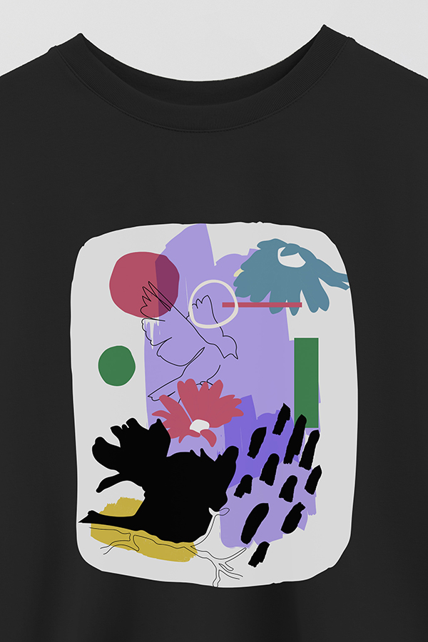 REMERA CROP ESTAMPADA ART 257