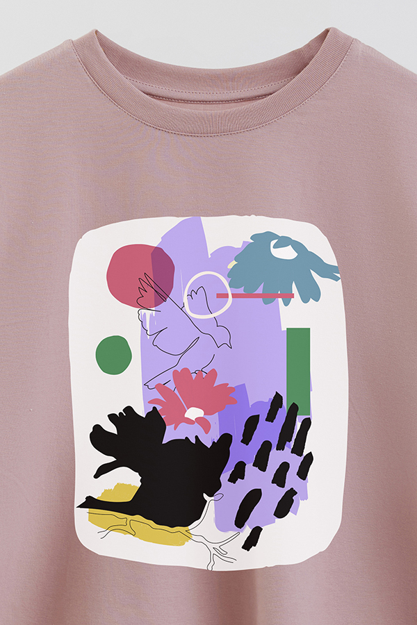 REMERA CROP ESTAMPADA ART 257