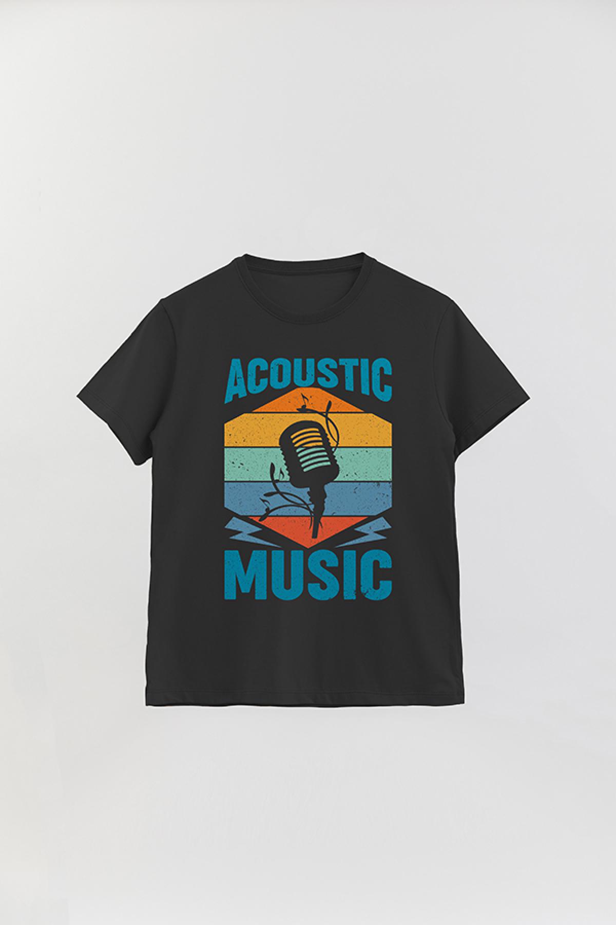 REMERA BASICA ESTAMPADA MS ACOUSTIC MUSIC