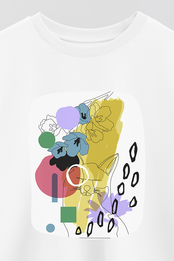 REMERA CROP ESTAMPADA ART 255