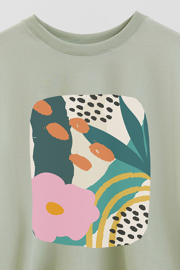 REMERA CROP ESTAMPADA ART 254