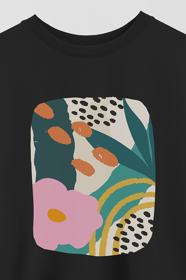 REMERA CROP ESTAMPADA ART 254