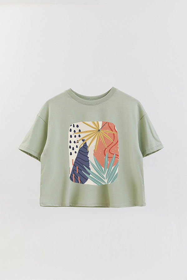 REMERA CROP ESTAMPADA ART 253