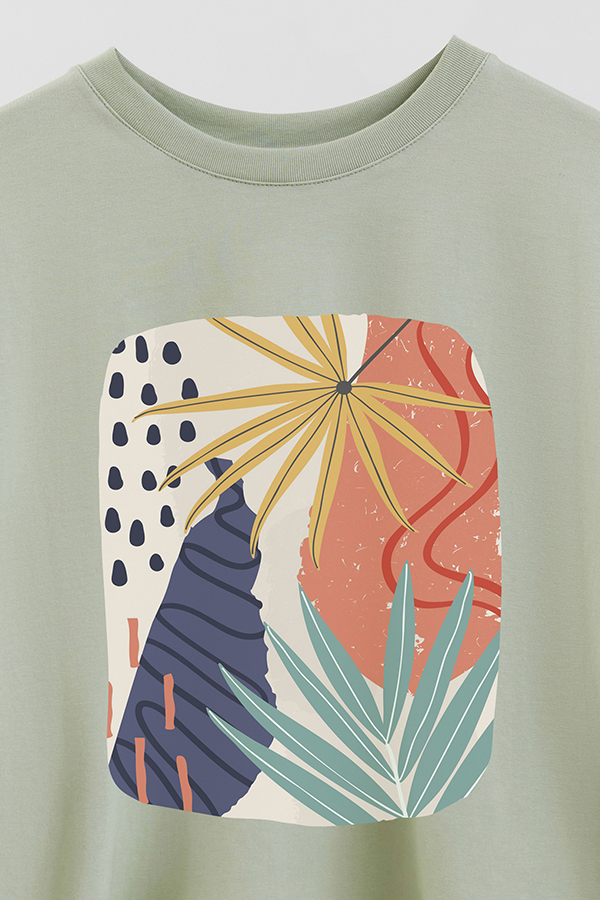REMERA CROP ESTAMPADA ART 253