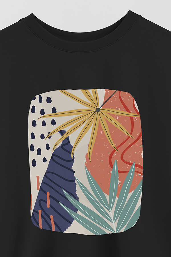 REMERA CROP ESTAMPADA ART 253