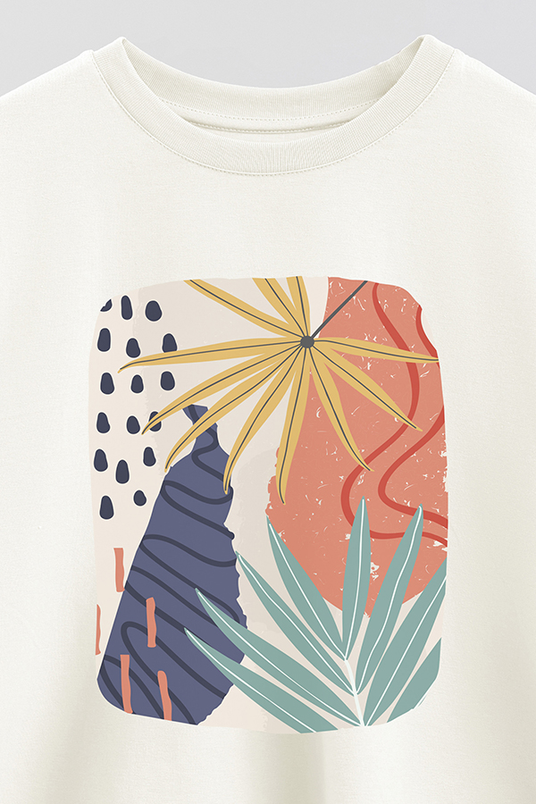 REMERA CROP ESTAMPADA ART 253