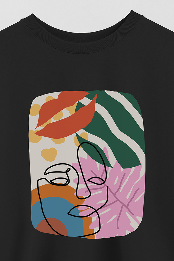 REMERA CROP ESTAMPADA ART 252
