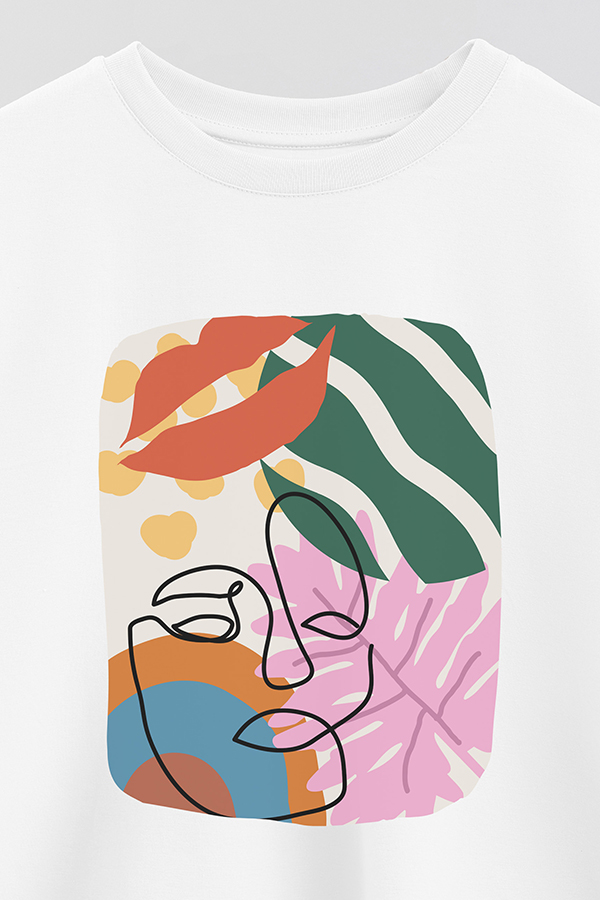 REMERA CROP ESTAMPADA ART 252