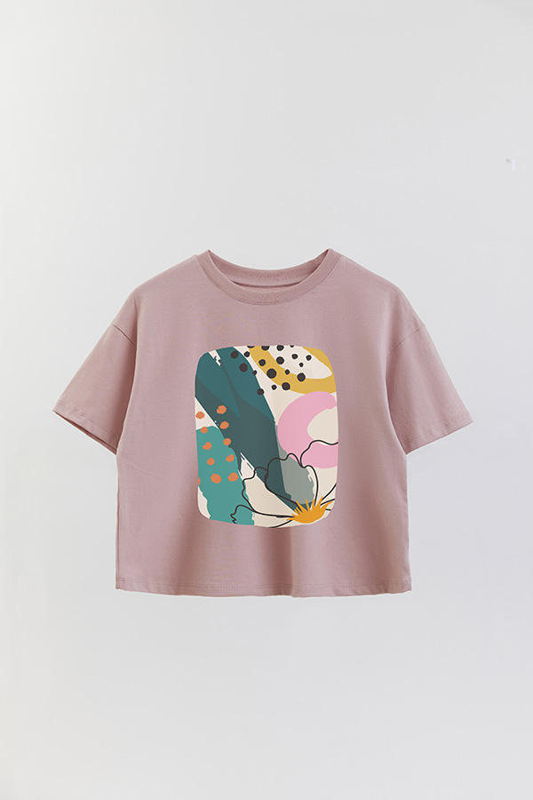 REMERA CROP ESTAMPADA ART 251