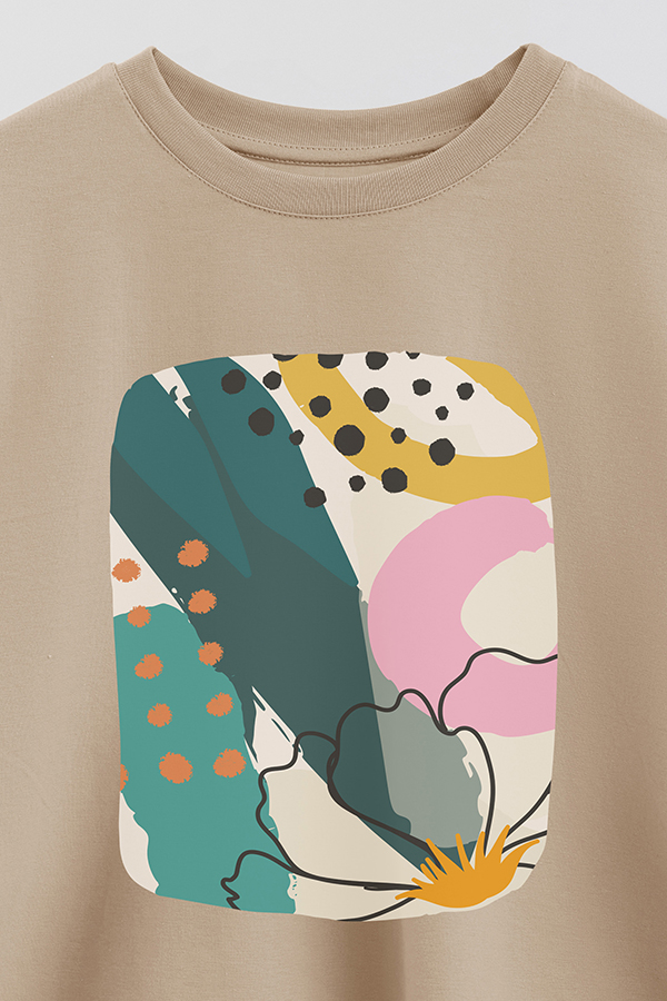 REMERA CROP ESTAMPADA ART 251