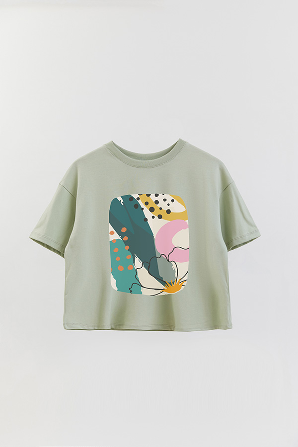 REMERA CROP ESTAMPADA ART 251
