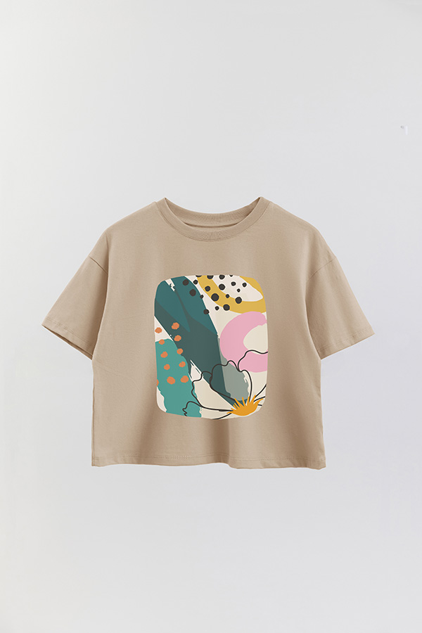 REMERA CROP ESTAMPADA ART 251