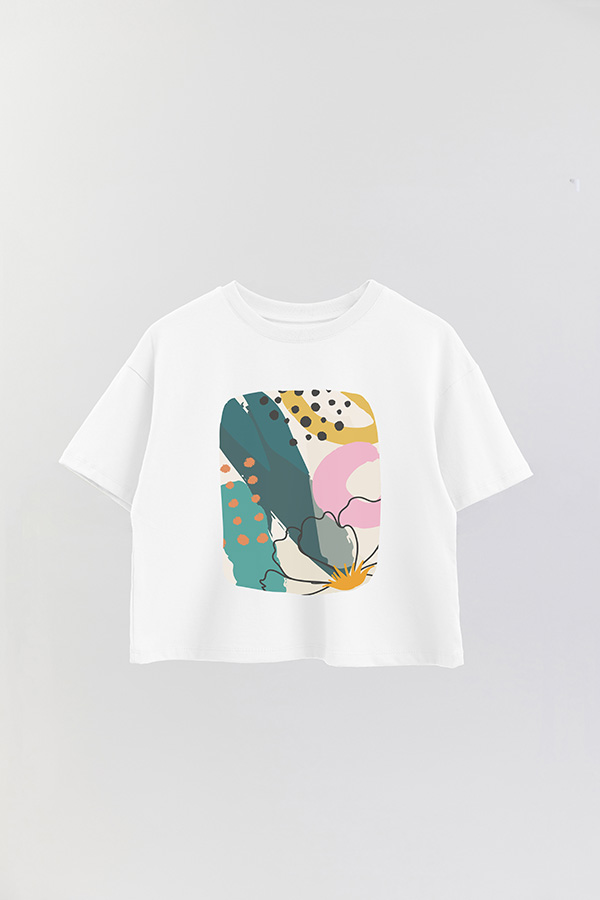 REMERA CROP ESTAMPADA ART 251