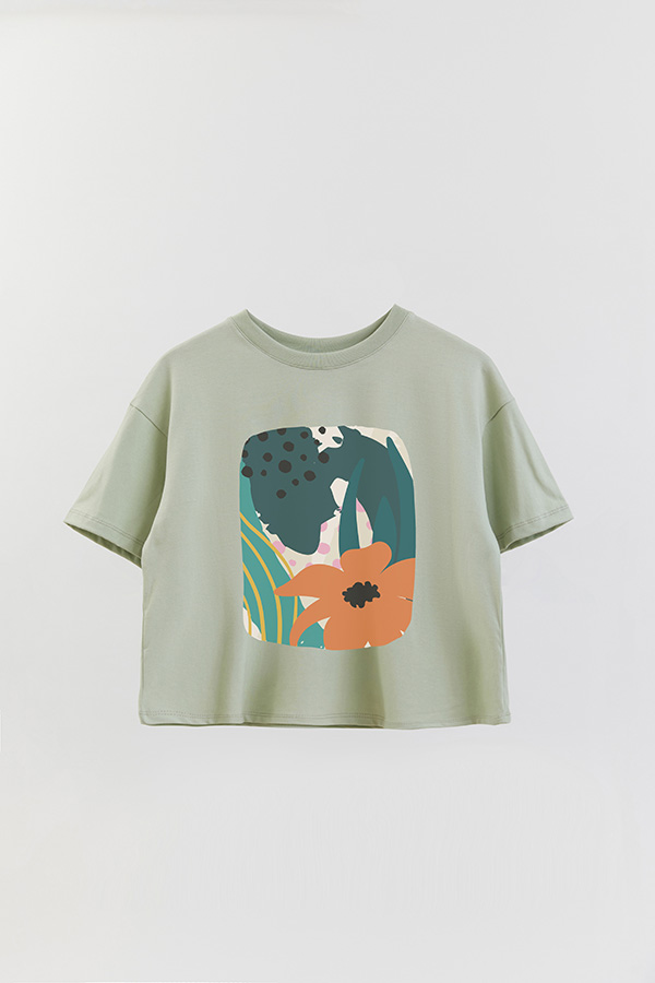 REMERA CROP ESTAMPADA ART 250