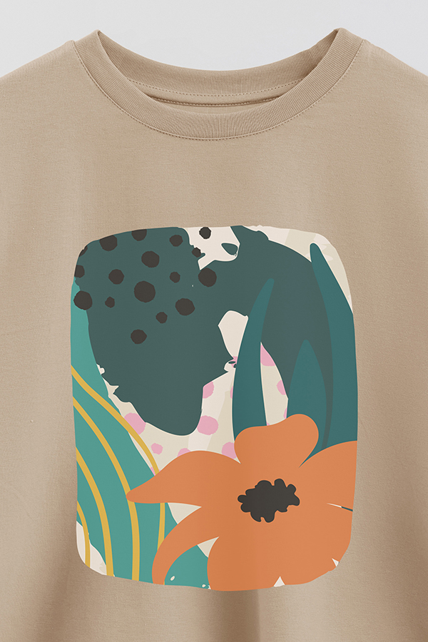REMERA CROP ESTAMPADA ART 250