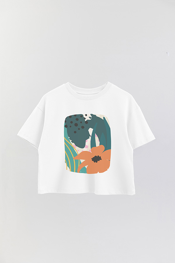 REMERA CROP ESTAMPADA ART 250