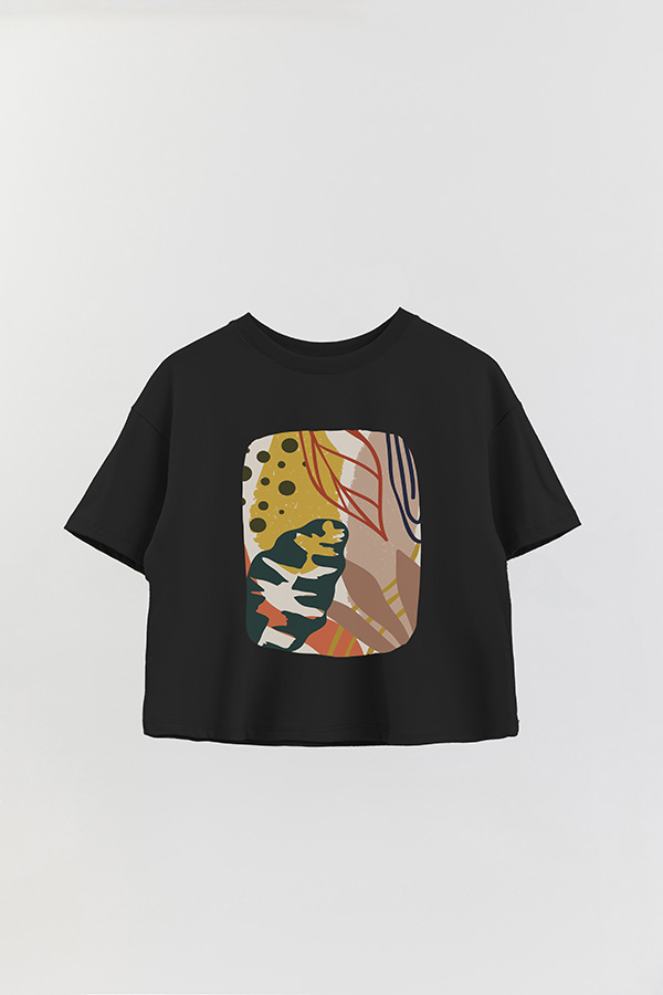 REMERA CROP ESTAMPADA ART 248