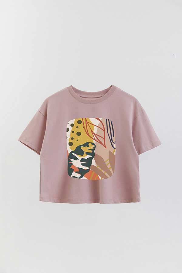 REMERA CROP ESTAMPADA ART 248