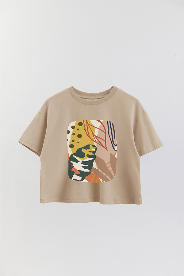 REMERA CROP ESTAMPADA ART 248