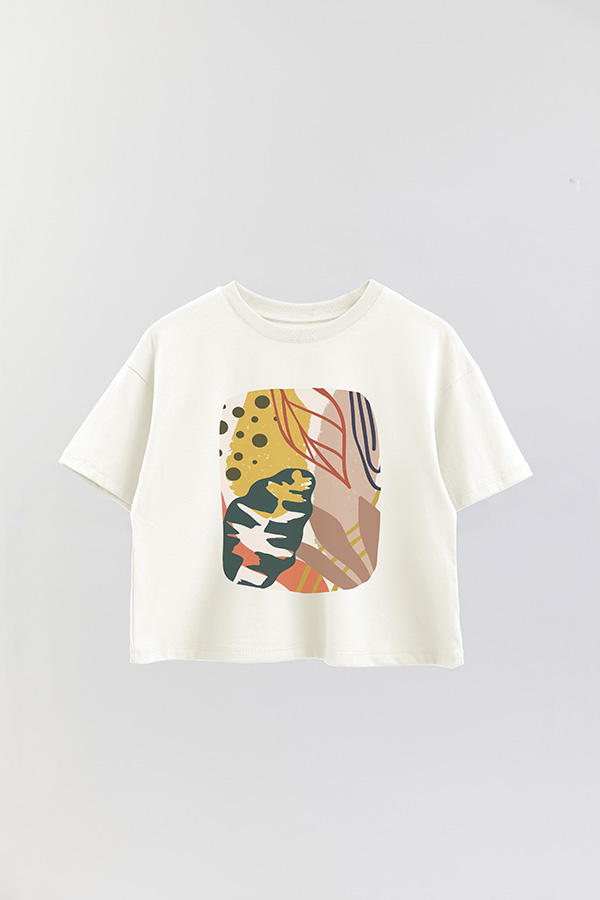 REMERA CROP ESTAMPADA ART 248