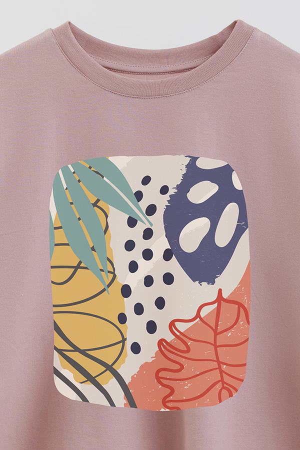 REMERA CROP ESTAMPADA ART 247
