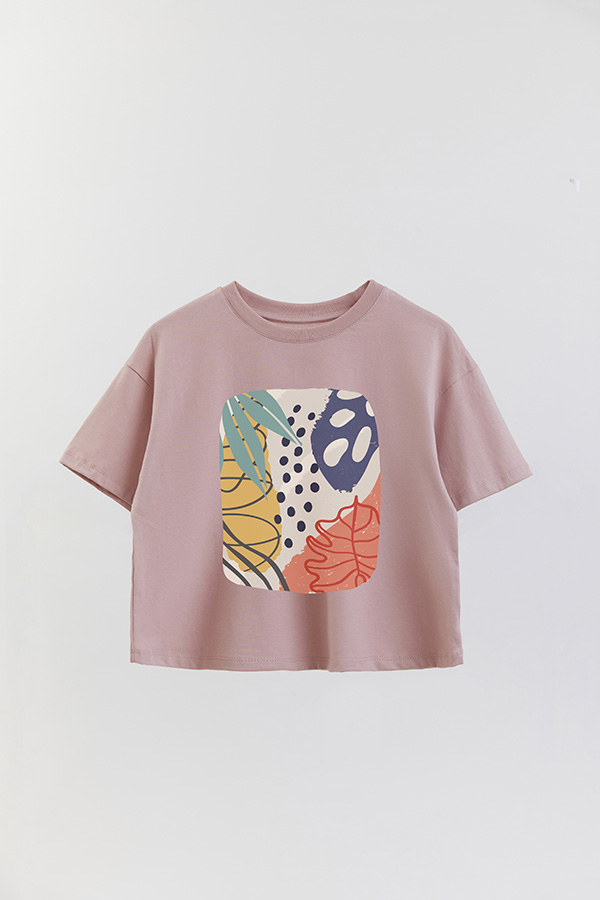 REMERA CROP ESTAMPADA ART 247