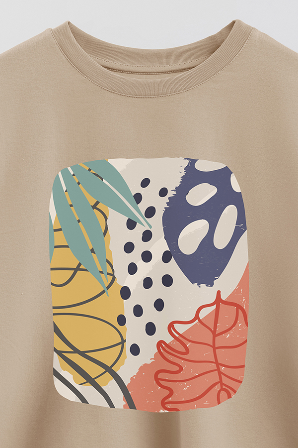 REMERA CROP ESTAMPADA ART 247