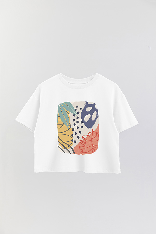 REMERA CROP ESTAMPADA ART 247