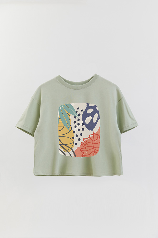 REMERA CROP ESTAMPADA ART 247