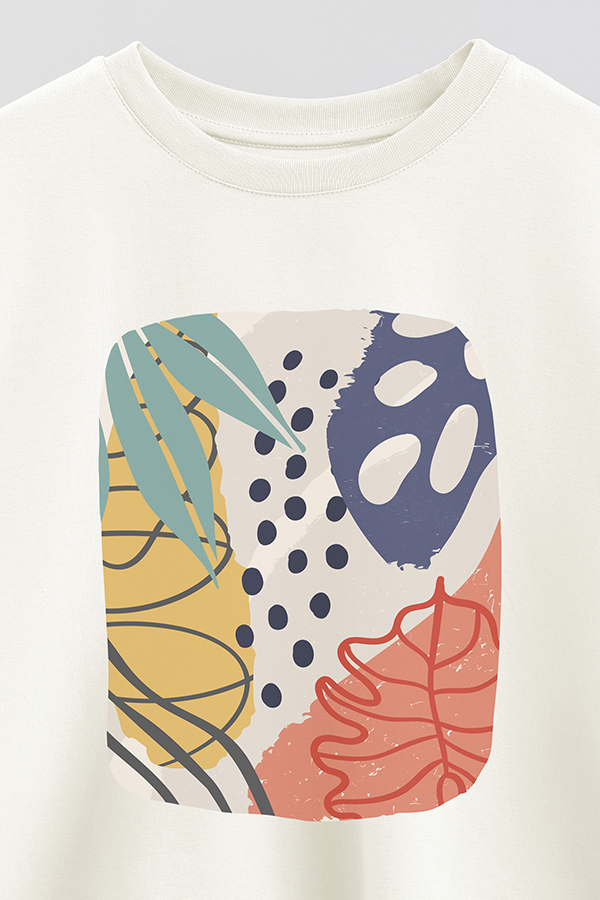 REMERA CROP ESTAMPADA ART 247
