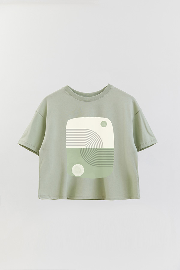 REMERA CROP ESTAMPADA ART 246